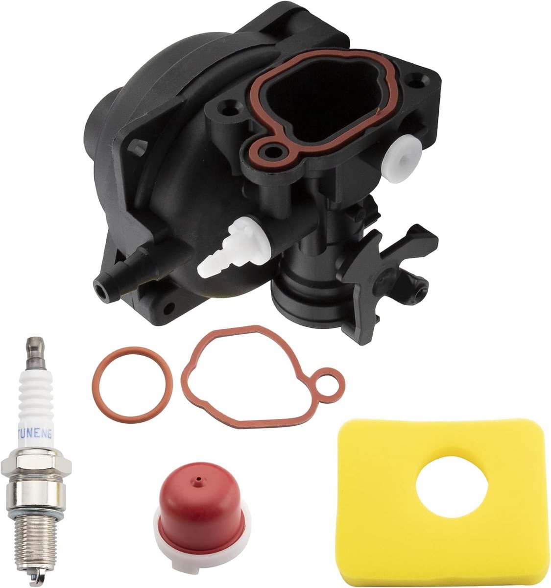 Carburateur voor grasmaaiers, compatibel met Briggs & Stratton 799583 591160 593261 591110 carburateur luchtfilter