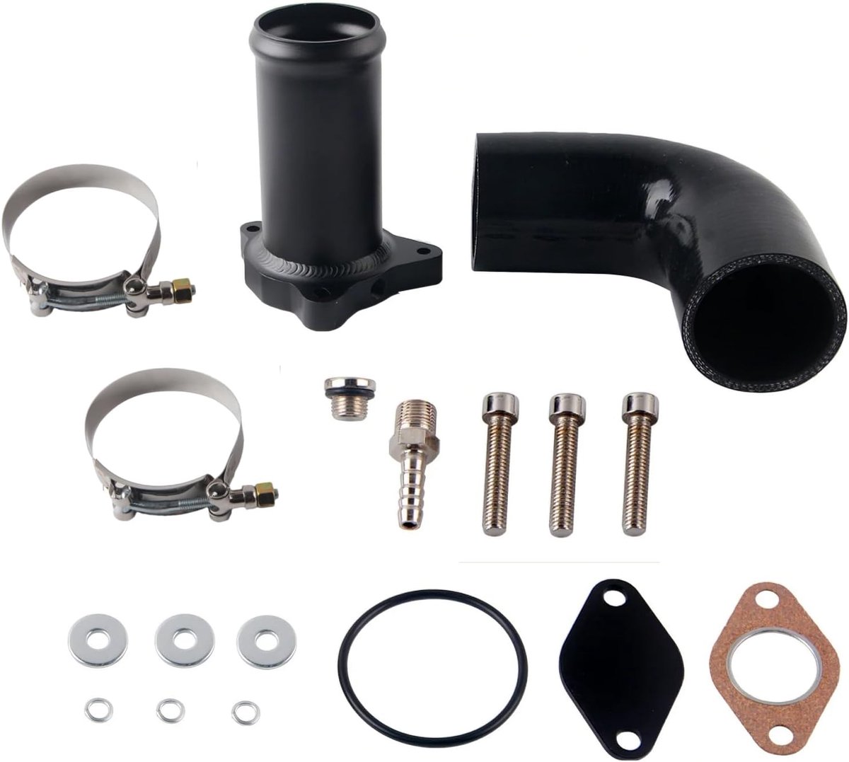 Cooler Delete 1.9tdi voor A3 A4 A6 Golf T5, EGR Delete Verwijdering Vervangingsset 57 mm voor ASZ, ARL, BLT, BKC, BXE, BJB, BXF, BSW, BUK, BPX, AXC, AXB, AUY, BVK, BTB, AVF, AWX