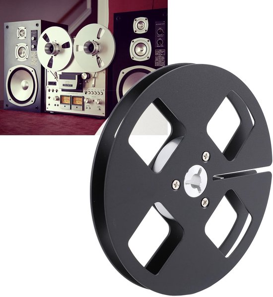 Lege Geluidsband Spoel van Aluminium, 5 Inch met 4 Gaten voor Studer Bandrecorder en Audio-opnames — afbeelding 2