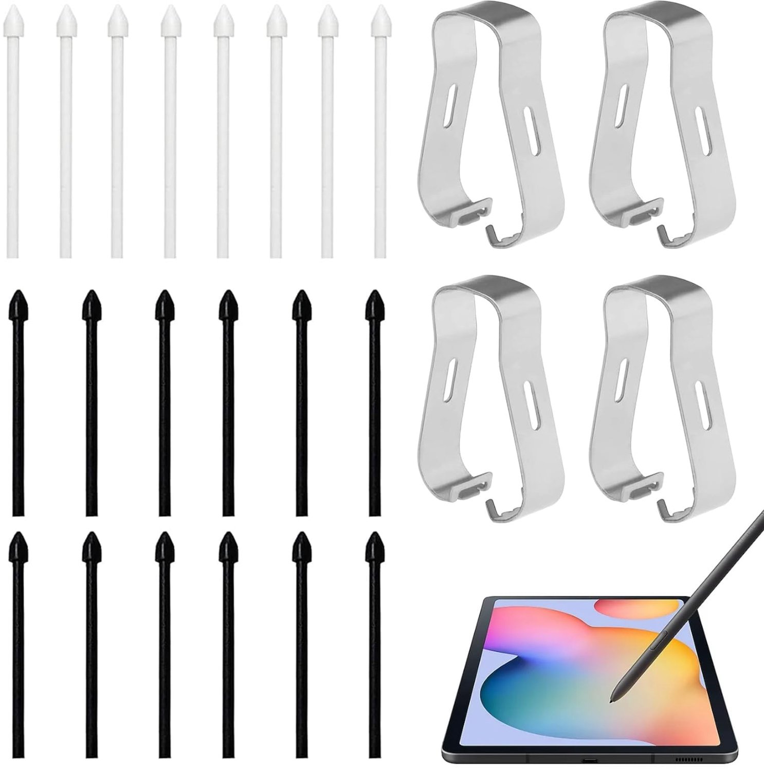 reserveveren 20 stuks - installatiegereedschap - stylus pen - vervangpunten voor Galaxy Tab S7/S8 - ServiceTopper