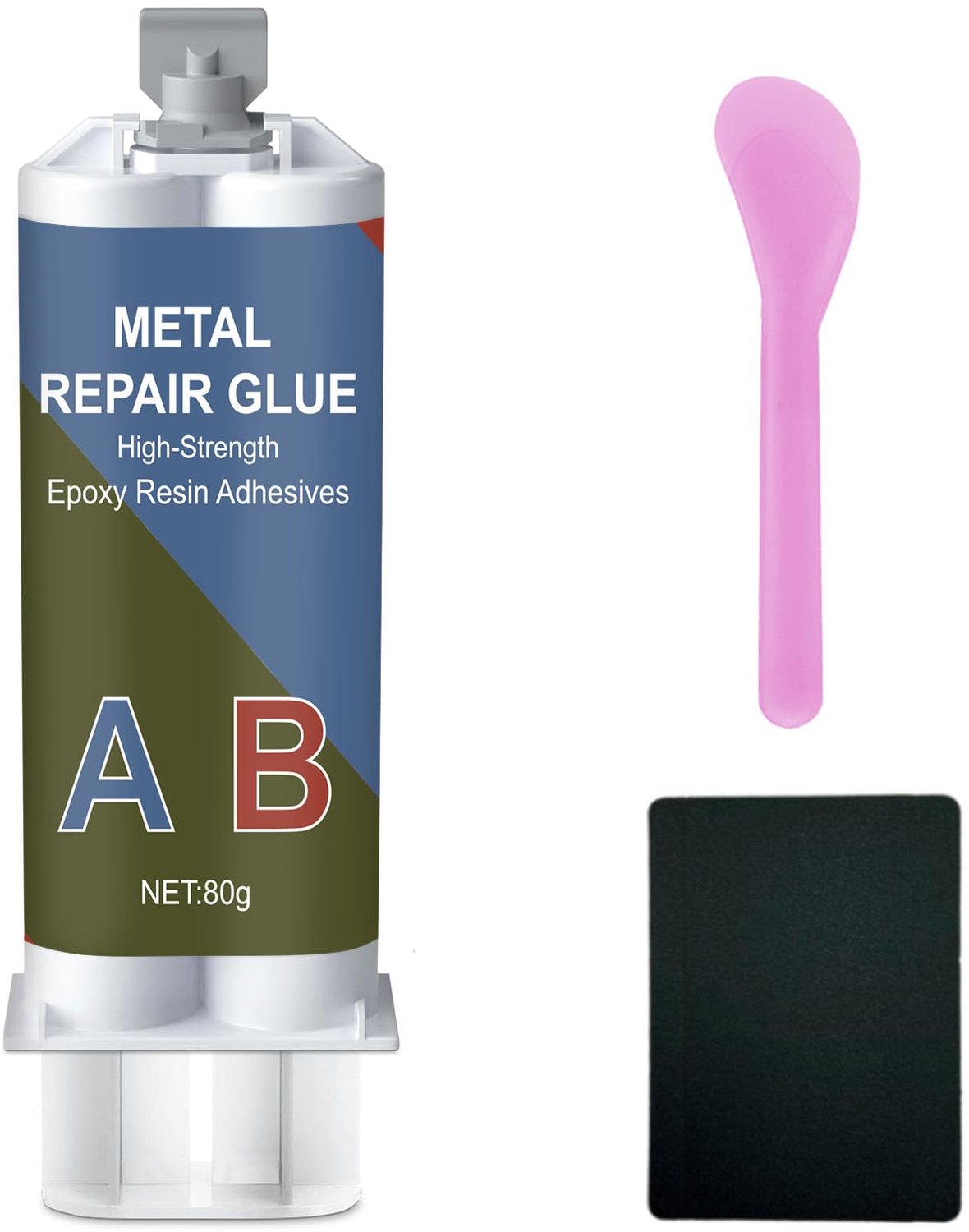 Metaallijm 80 g - 2 componenten epoxyharslijm - extra sterke lijm - ideaal voor metaalreparatie - ServiceTopper