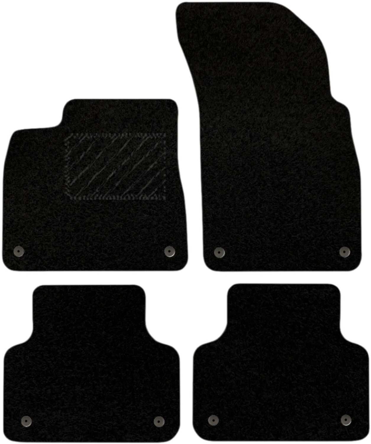 Automatten Audi Q8 2018-2026 - Naaldvilt - 4-delig - Type: 4M
