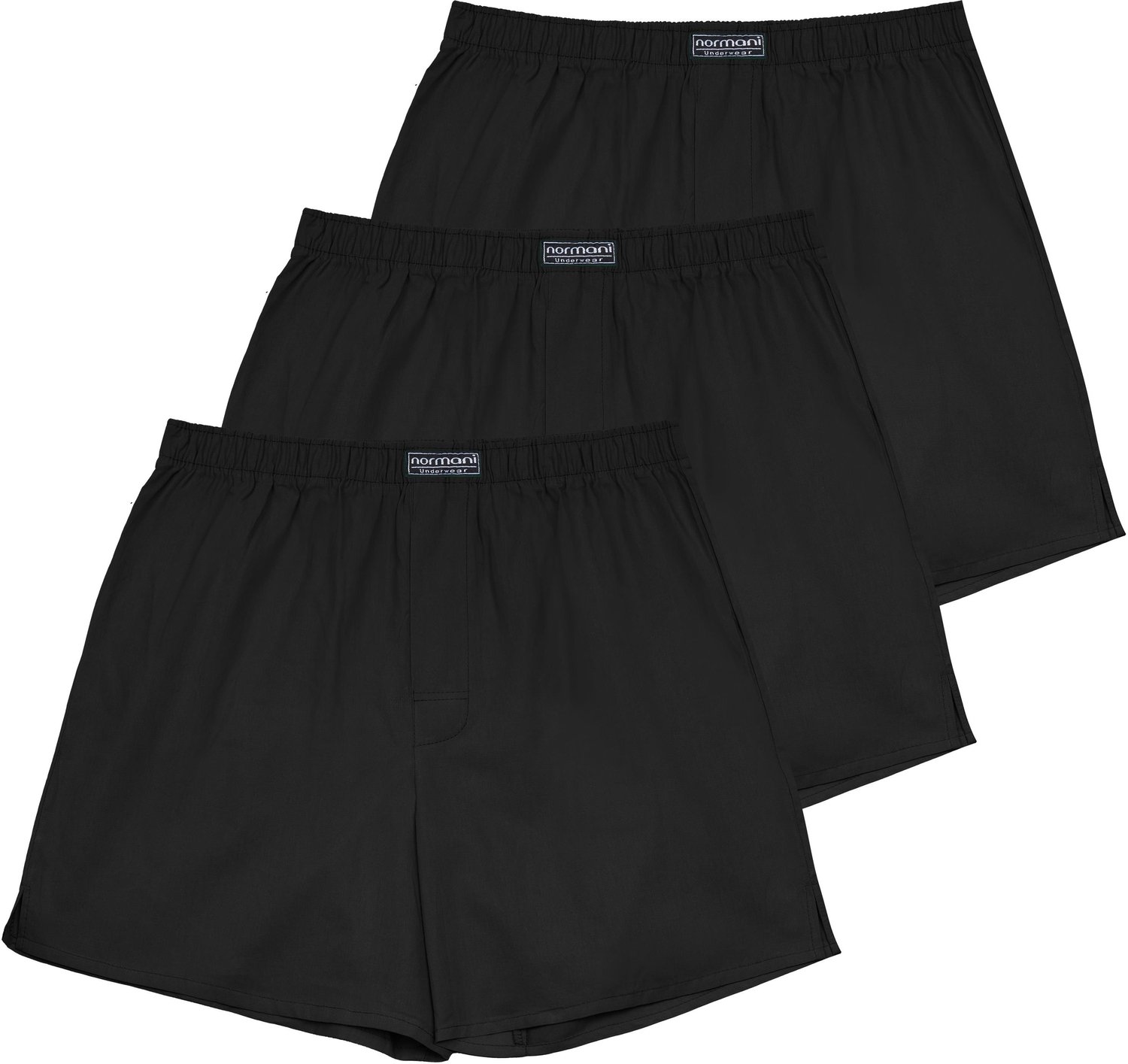 3 stuks geweven boxershorts voor heren