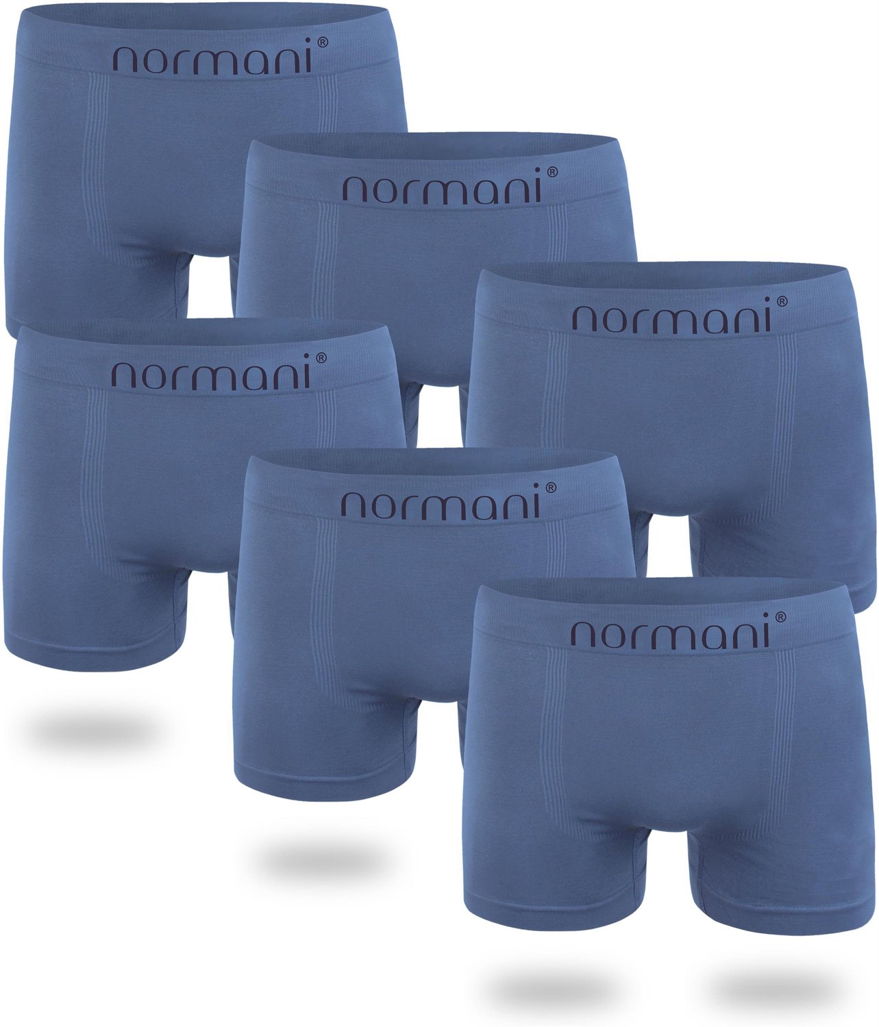 6 stuks microvezel-boxershorts voor heren van nylon
