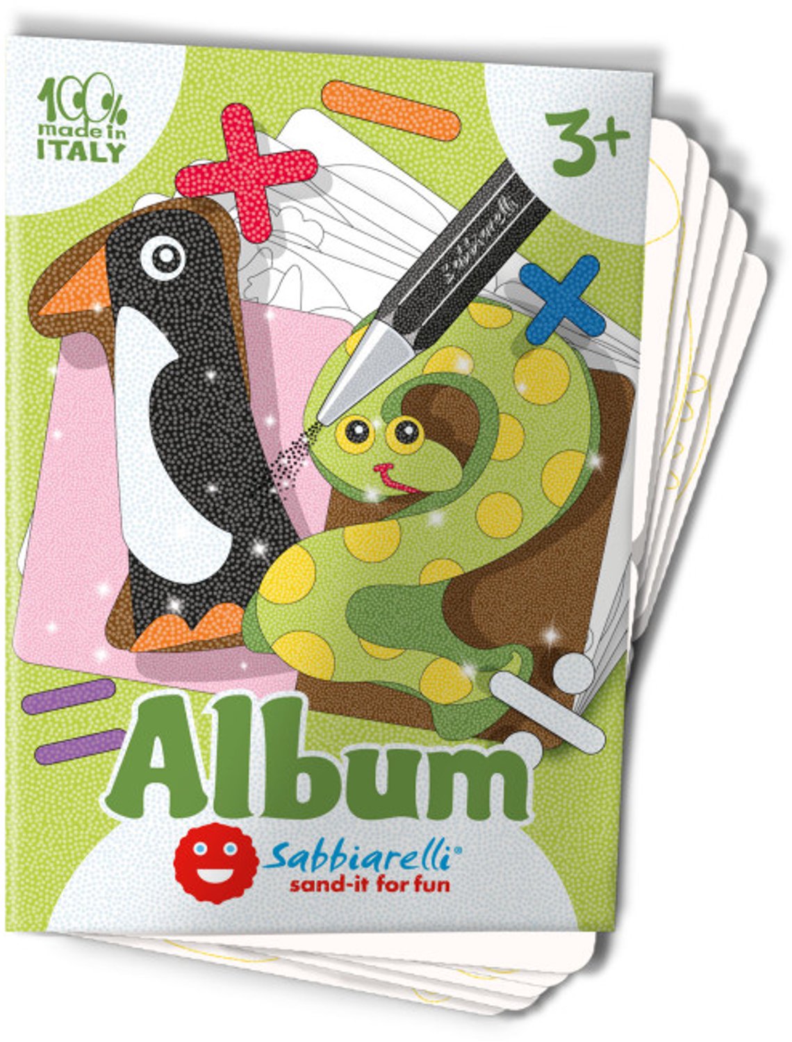 Sabbiarelli Zandschilderen Album Cijfers 10 Stuks