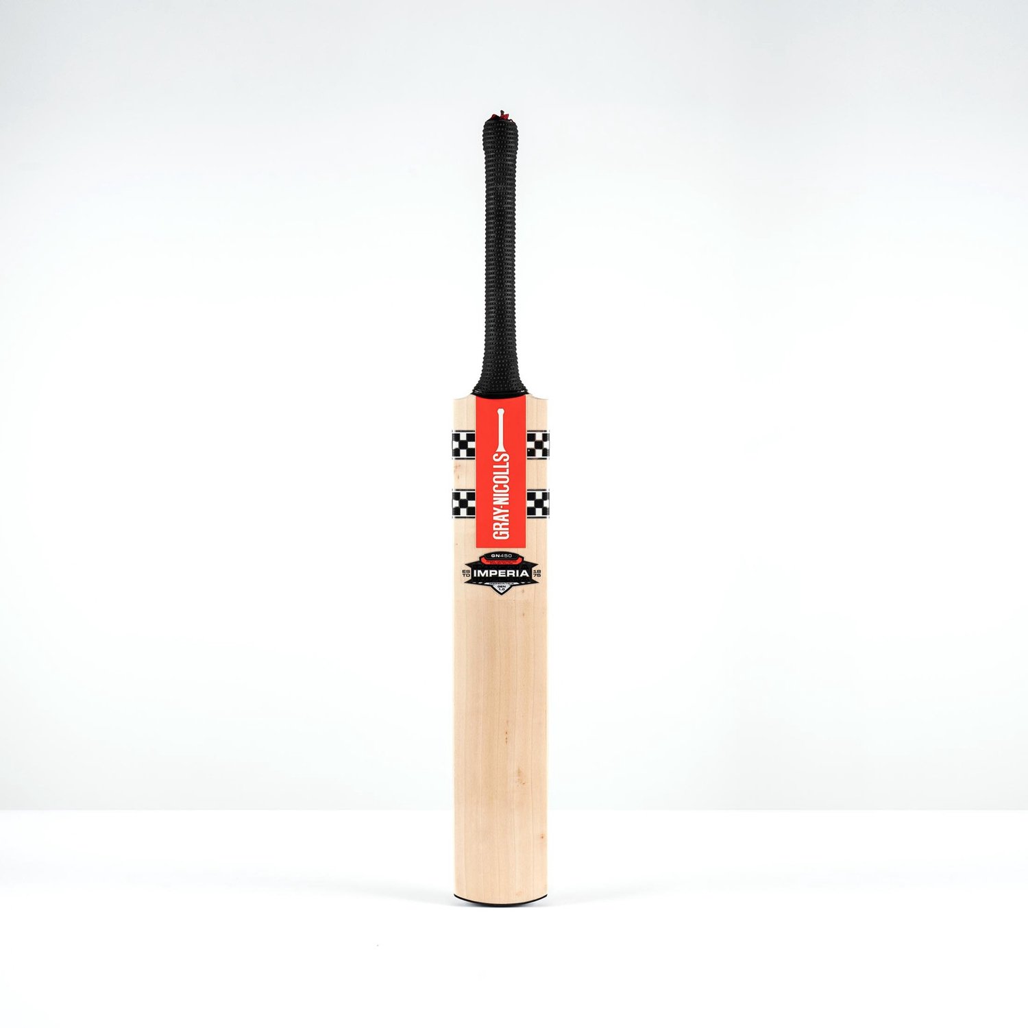 Gray-Nicolls cricket bat speelgoed - Imperia Gen 1.0 GN450 Short Handle zwart rood.