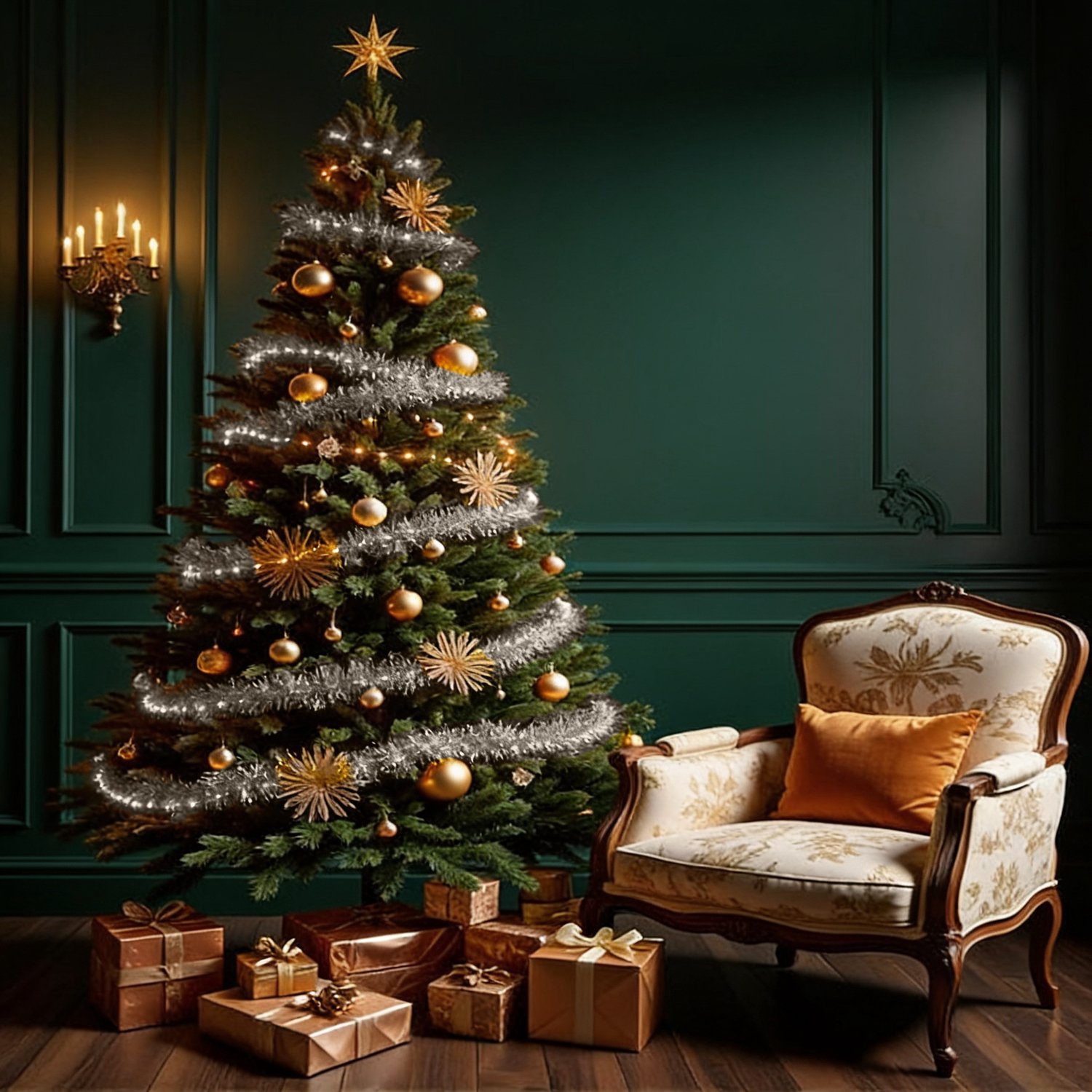 LUQ – Tinsel Kerstslinger Zilver – Lametta Slinger – Christmas Garland – Kerstboomversiering – Kerstboom Hangdecoratie – foto 3