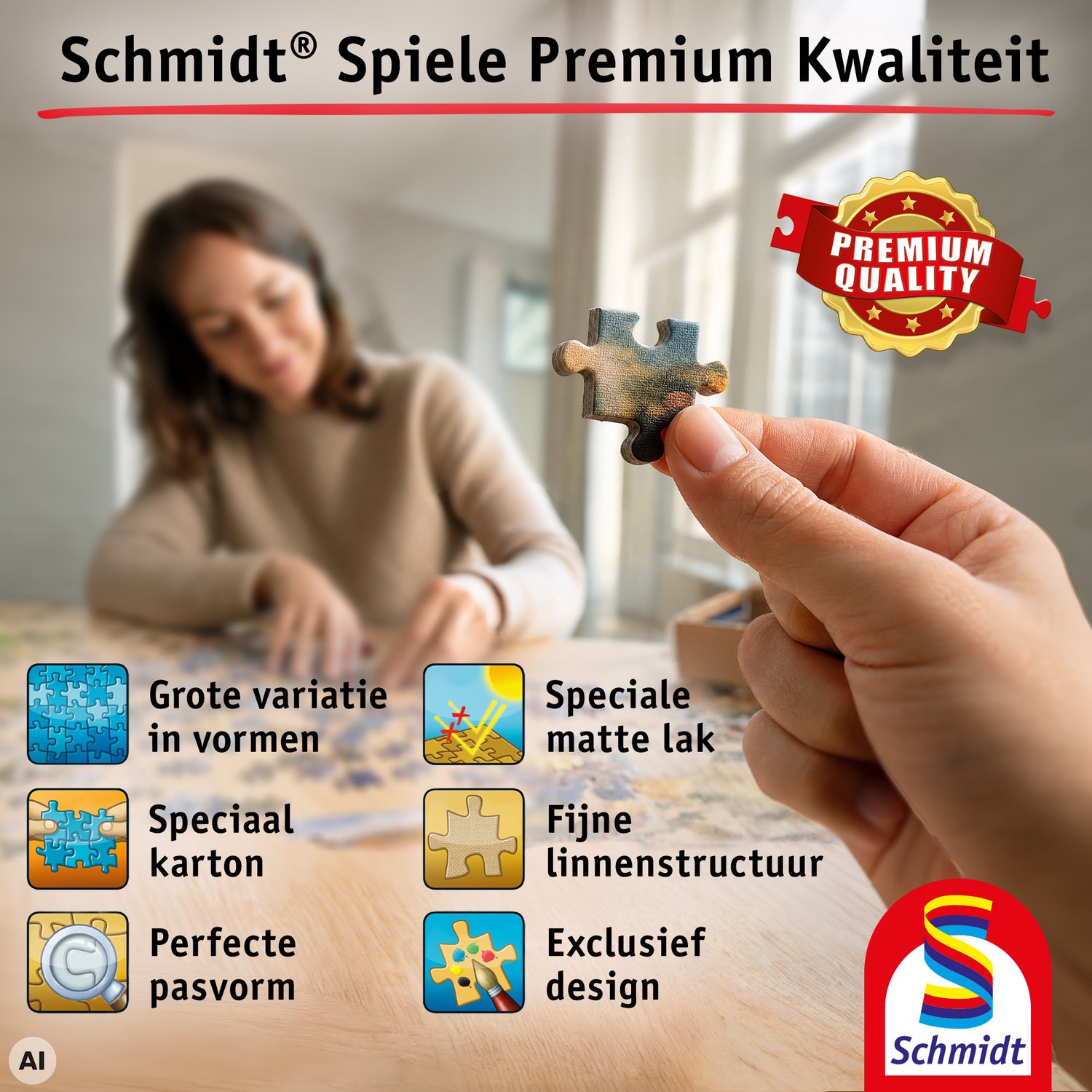 Schmidt - Legpuzzel - Tuinpicknick met Hond en Kat - 200 stukjes - Kinderen - vanaf 8 jaar — afbeelding 8