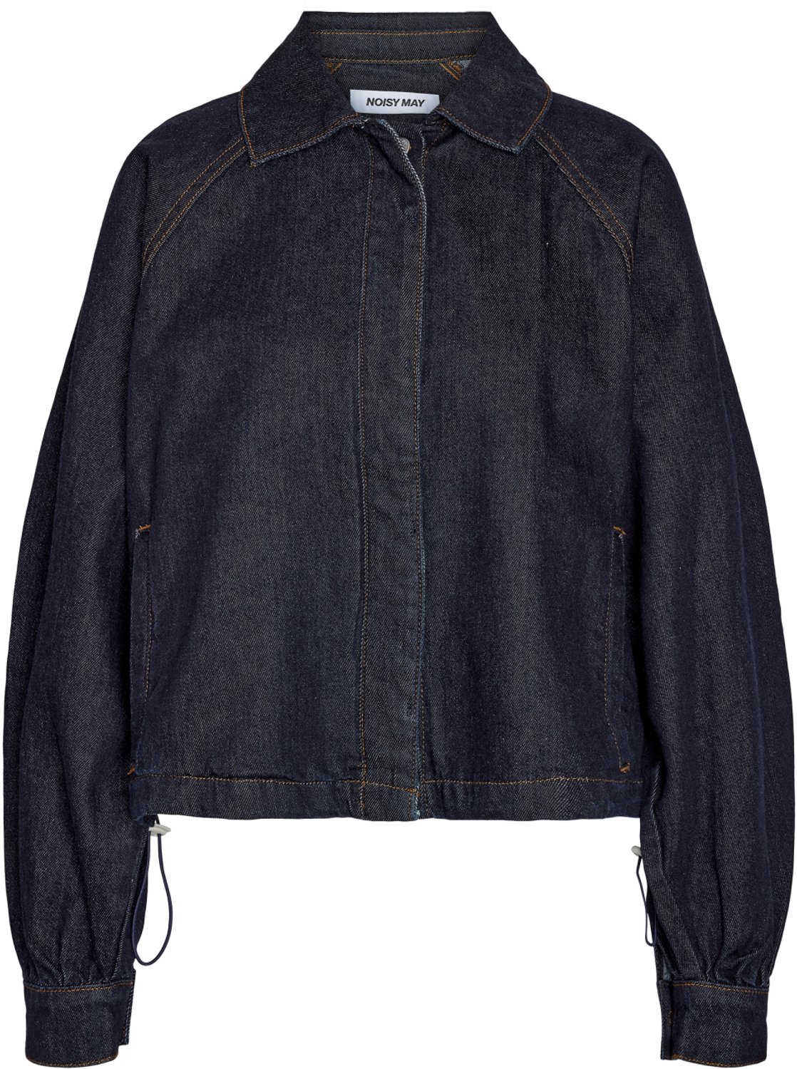 Noisy may Jas Nmharry Tippy Ls Bubble Jacket Az01 27038886 Dark Blue Denim/az495db Dames Maat - S