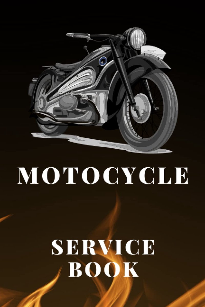 Vintage Motorcycle Service Book: Log Book Motocycle - ShopVlot