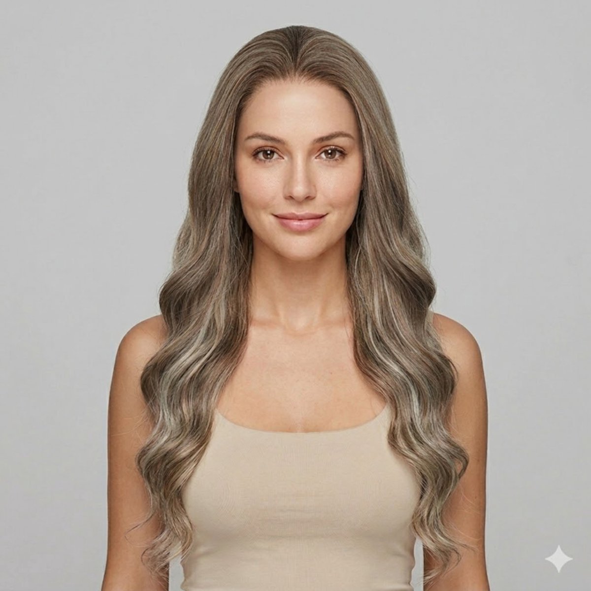 K&C Synthetische Lace Front Pruik - Vanessa (Beige blond met highlights)