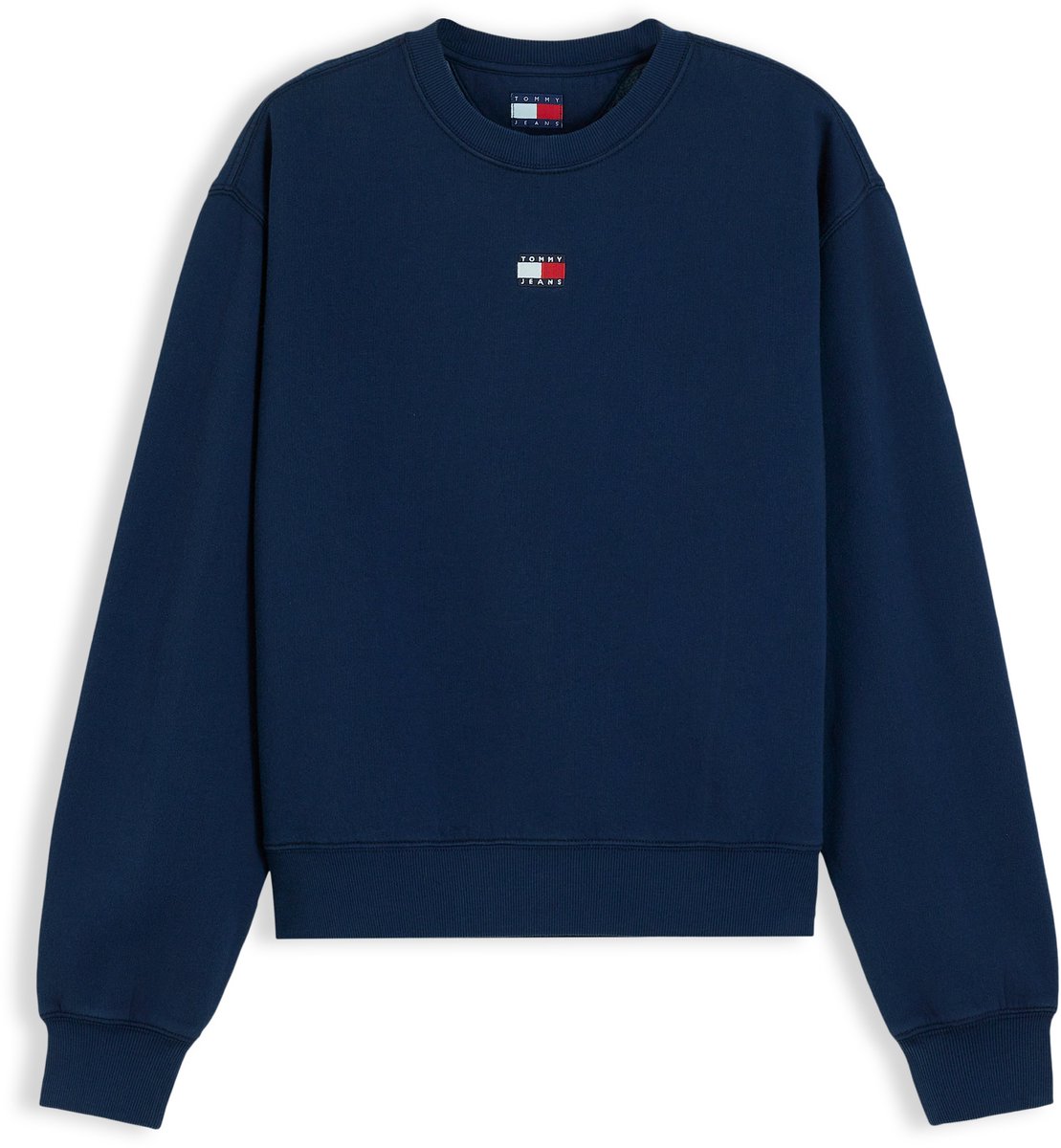 Tommy Jeans Trui Tjw Badge Crew Ext Dw0dw23297 C1g Dark Blue Dames Maat - M