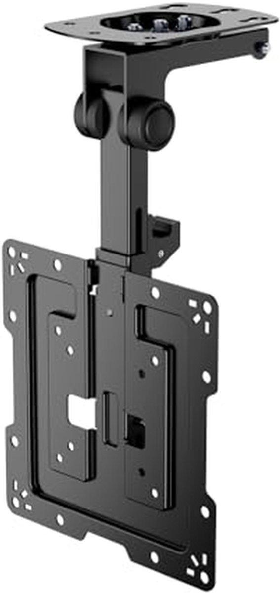 Plafondbeugel Monitor TV - Draaibare Houder - Ruimte Besparen - Volledig Opvouwbaar - 19-43 Inch - Zwart