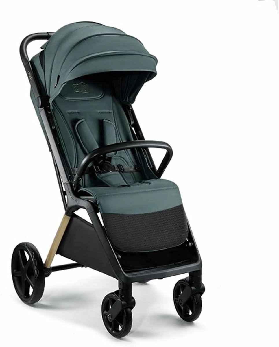 Kinderwagen - Buggy - Actief Gezin - Automatisch Inklappen - 9 kg - Groen