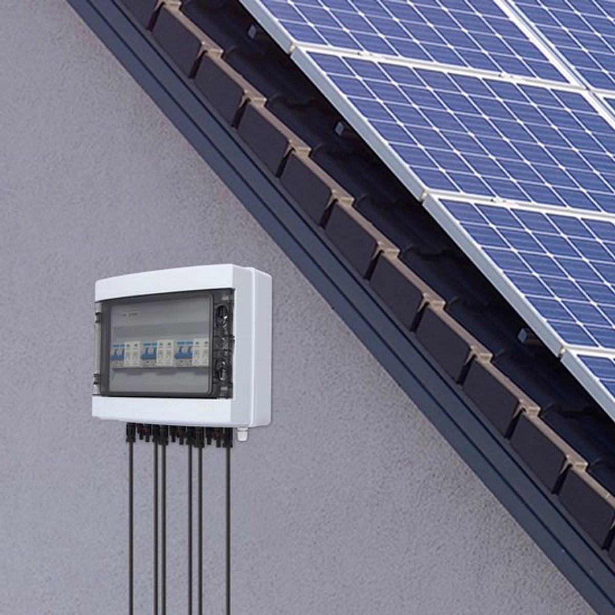 Overspanningsbeveiliging PV-Isolatieschakelaar - 1000 V DC 40 A - Kortsluitbeveiliging - Fotovoltaïsch Systeem - Groepenkast Schakelaar