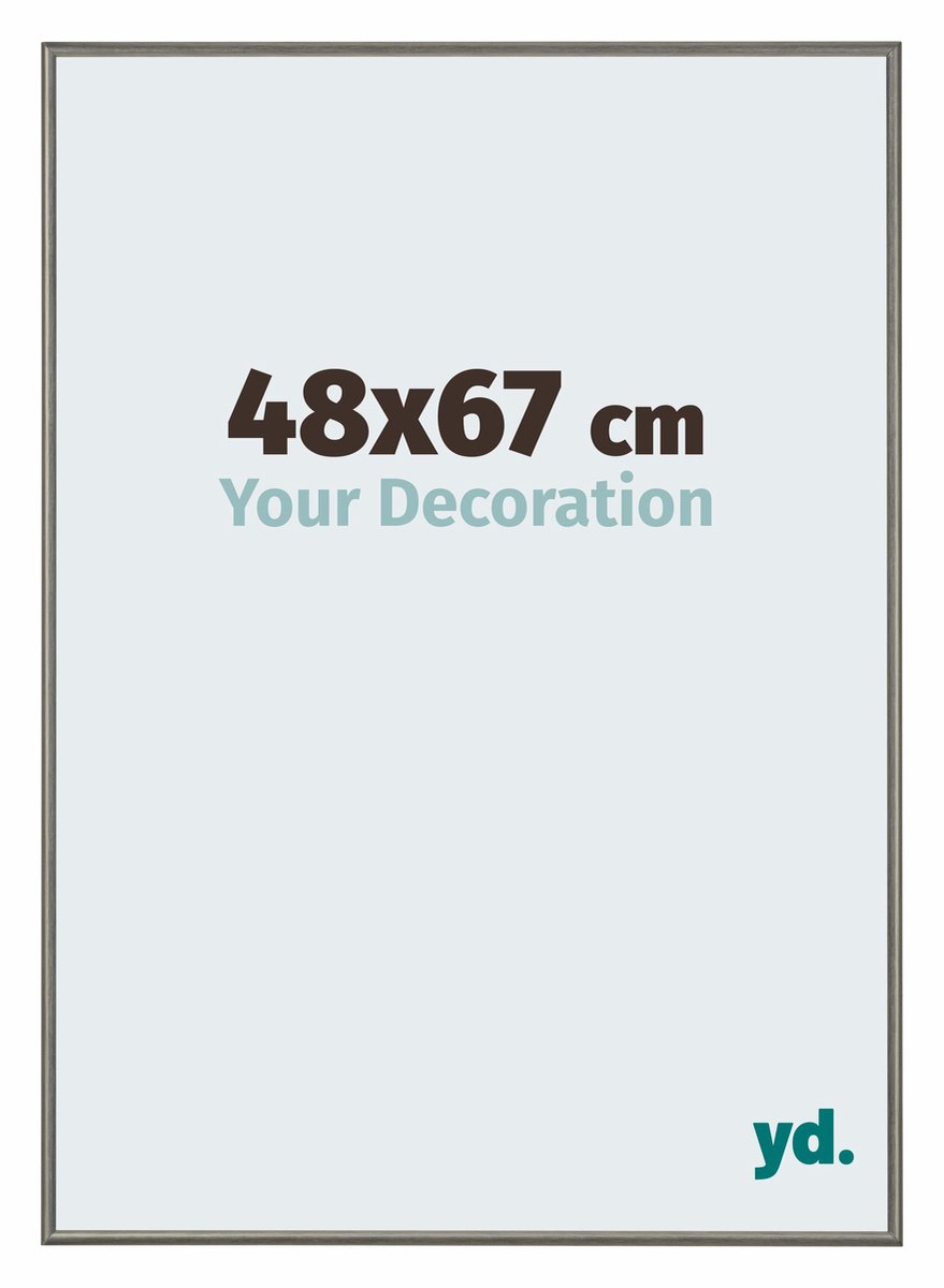 yd. Your Decoration - Fotolijst 48x67 cm - Aluminium - Mercury Structuur - New York