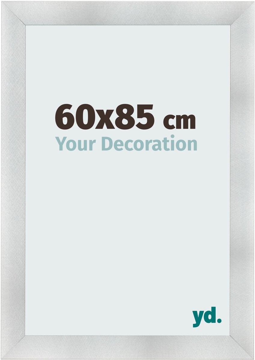 yd. Your Decoration - Fotolijst 60x85 cm - MDF - Aluminium Geborsteld - Pisa