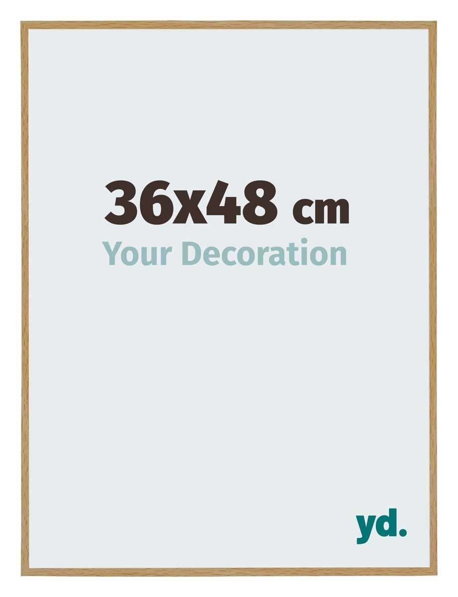 yd. Your Decoration - Fotolijst 36x48 cm - Kunststof - Beuken Licht - Evry