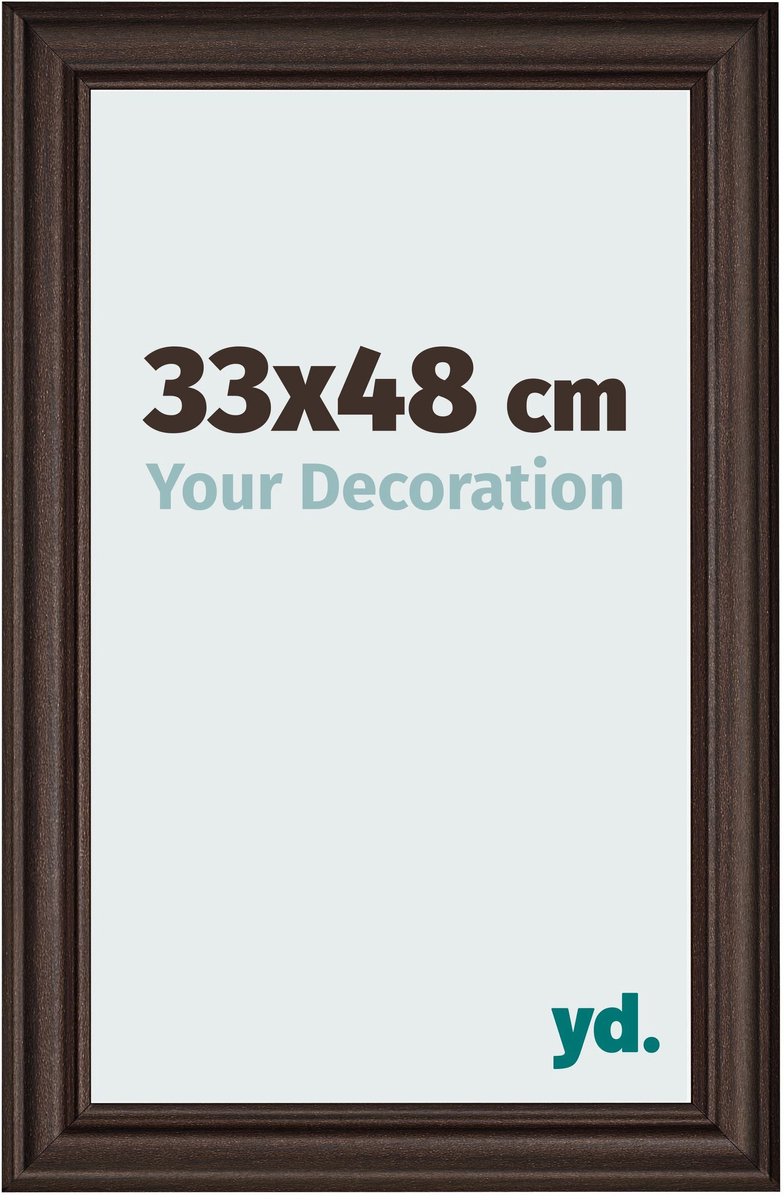 yd. Your Decoration - Fotolijst 33x48 cm - MDF - Eiken Donker - Lazio