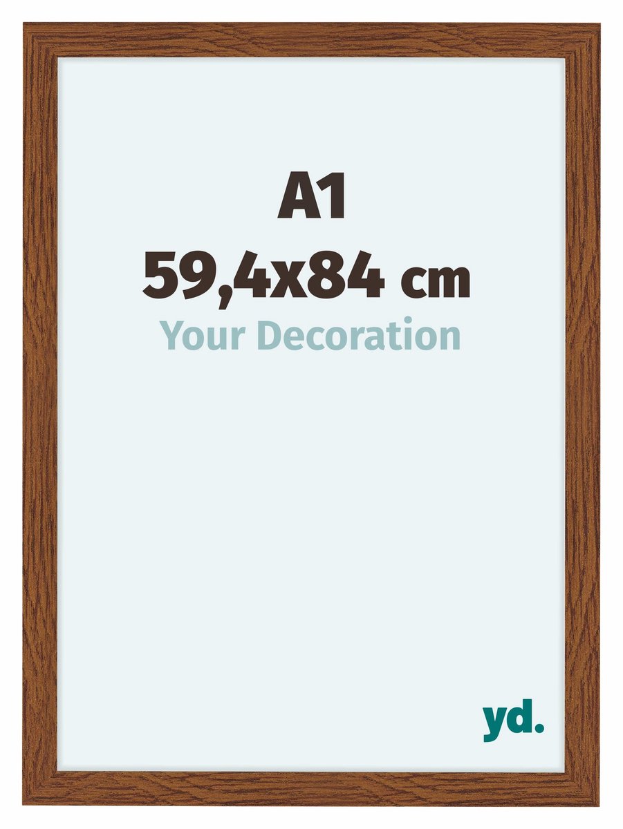 yd. Your Decoration - Fotolijst A1 59,4x84 cm - MDF - Eiken Rustiek - Como