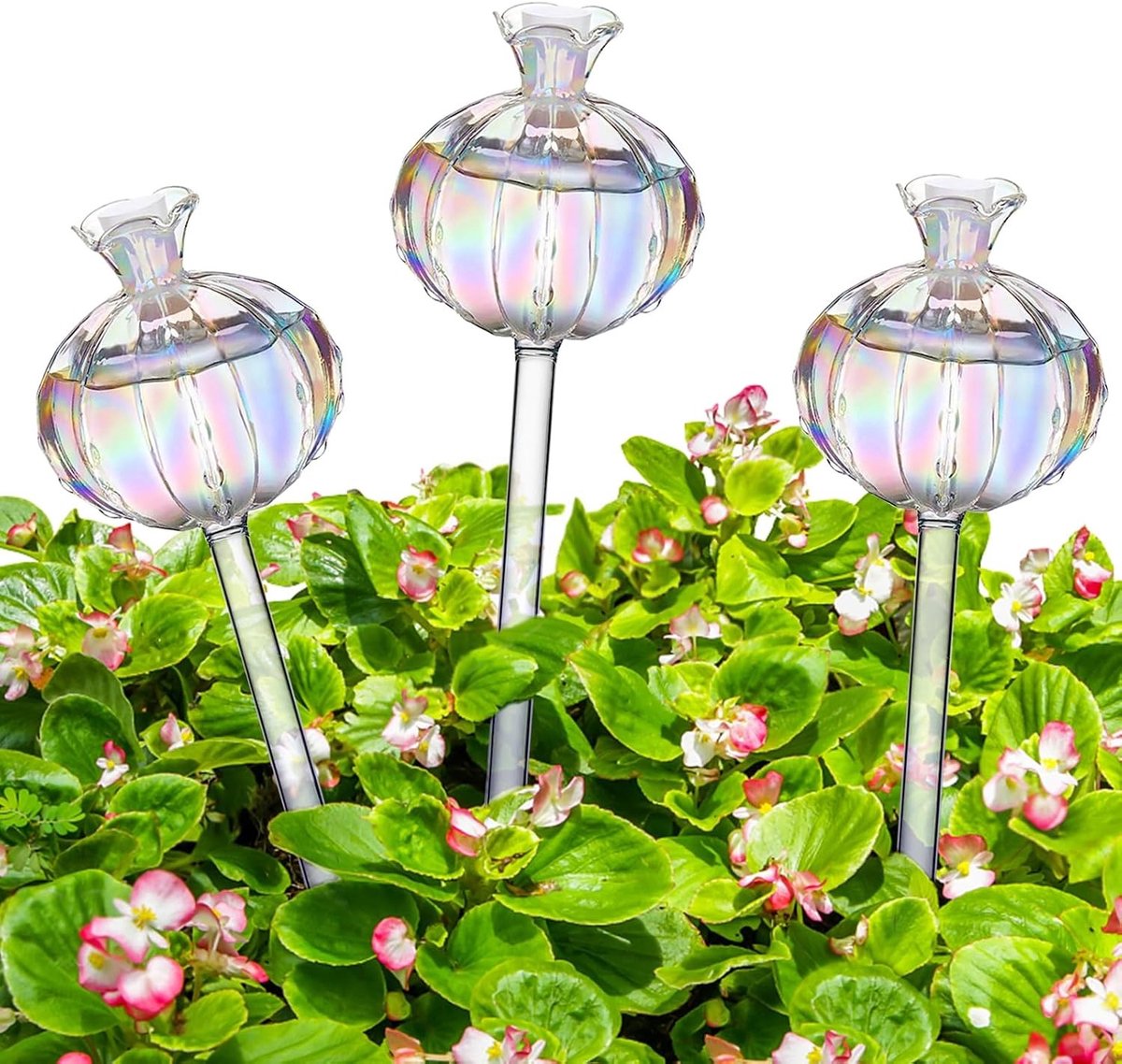 Irrigatieballen - Kleurvol Glas - 7,4 cm - Zelfbewaterend Systeem voor Planten - Voor Binnen en Buiten