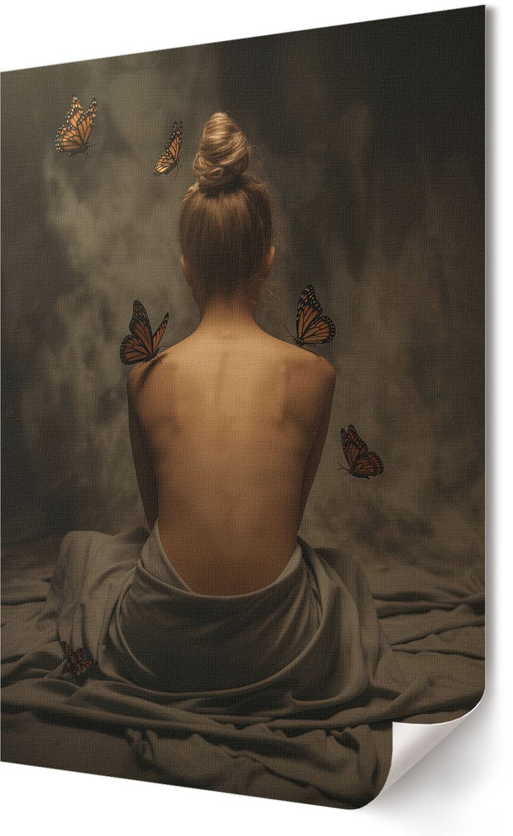 Coloray Polycanvas Wandposter - Varen En Water, Fotografie - A3 - Zwart Wandposter - Rechthoek - Canvasposter - Woonkamer, Slaapkamer, Kantoor - Klassiek