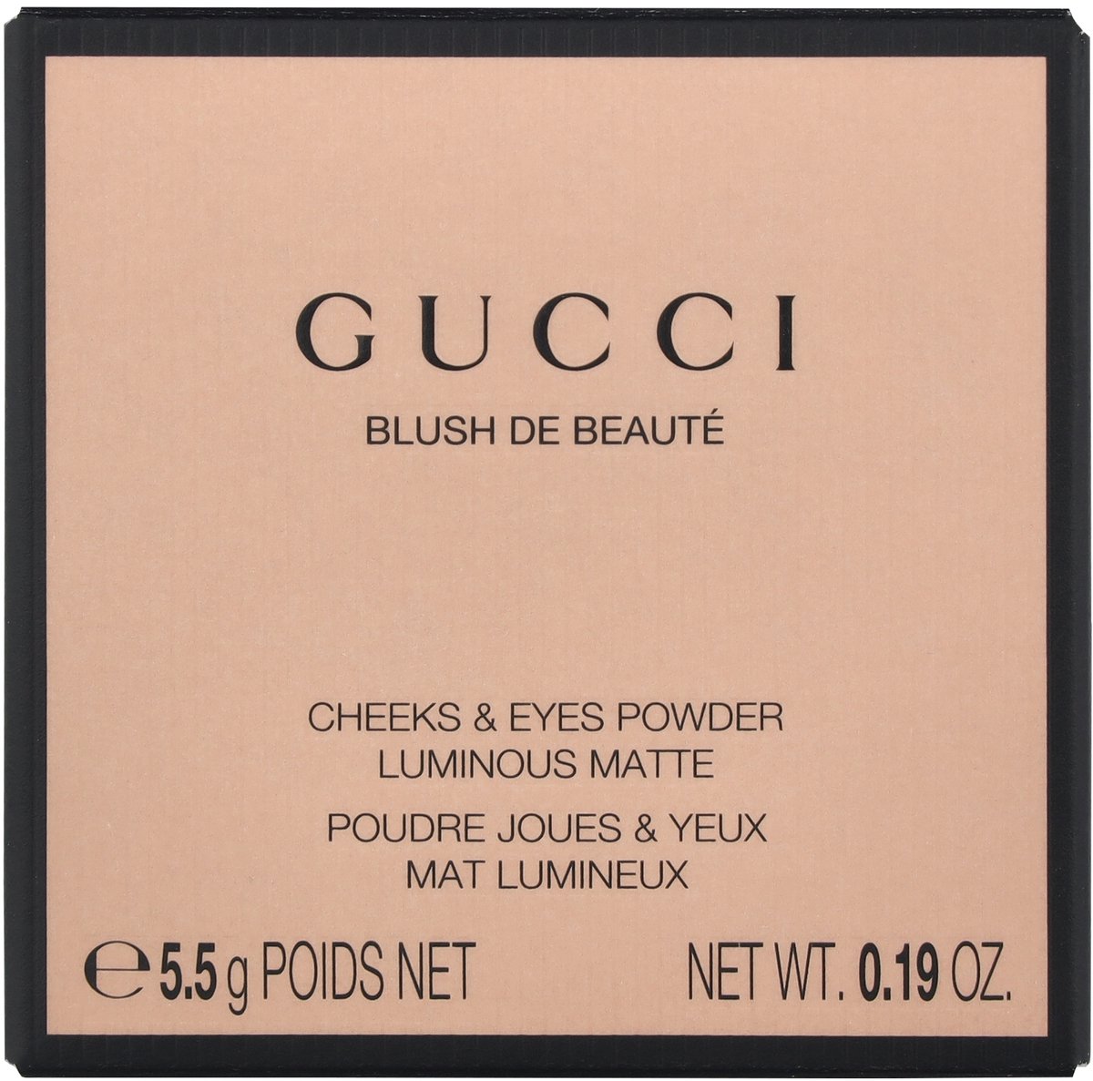 Gucci Cheeks & Eyes Powder Luminous Matte 5.5 g - #01 Silky Rose