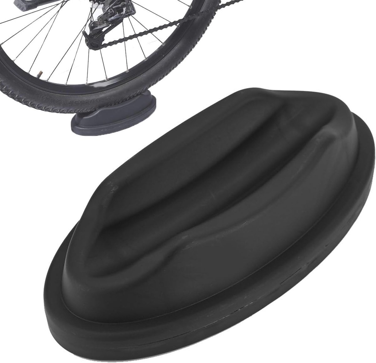 Front Wheel Riser Block, Stabilize Bike Turbo Support Stevige Gegoten Fiets Stabiliserende Leveling Block Ondersteuning Voor Indoor Bike Trainer Stand (1Pcs)