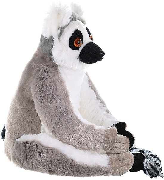 Republic Cuddlekins Ringstaart Lemur, knuffeldier, babycadeau voor meisjes en jongens, pluche knuffeldier voor baby's, speelgoed van gerecycled materiaal, 30 cm — afbeelding 2