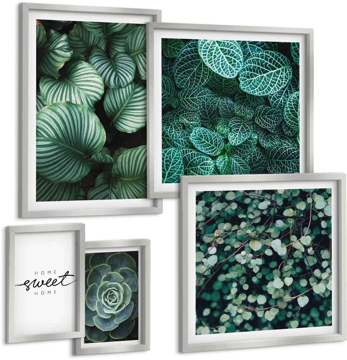 Coloray 5-Delige Schilderij Set - Europese Steden In Kleurrijke Illustraties - 20 x 30 cm - Decoratieve Muurdecoratie - Slaapkamer - Wanddecoratie
