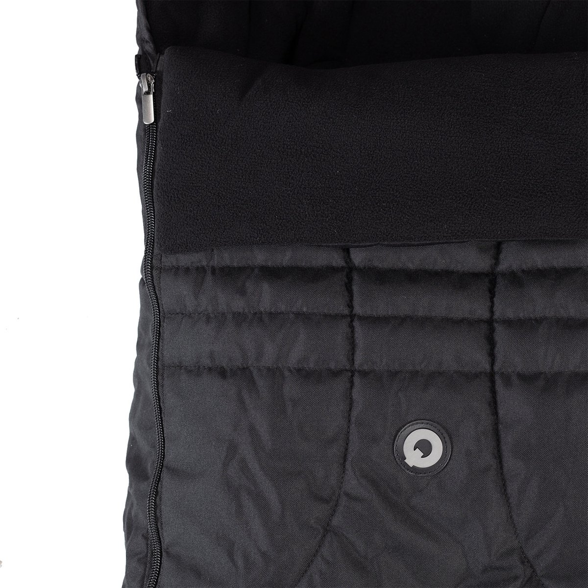 Qute Q-Cocoon Fleece Voetenzak - Zwart