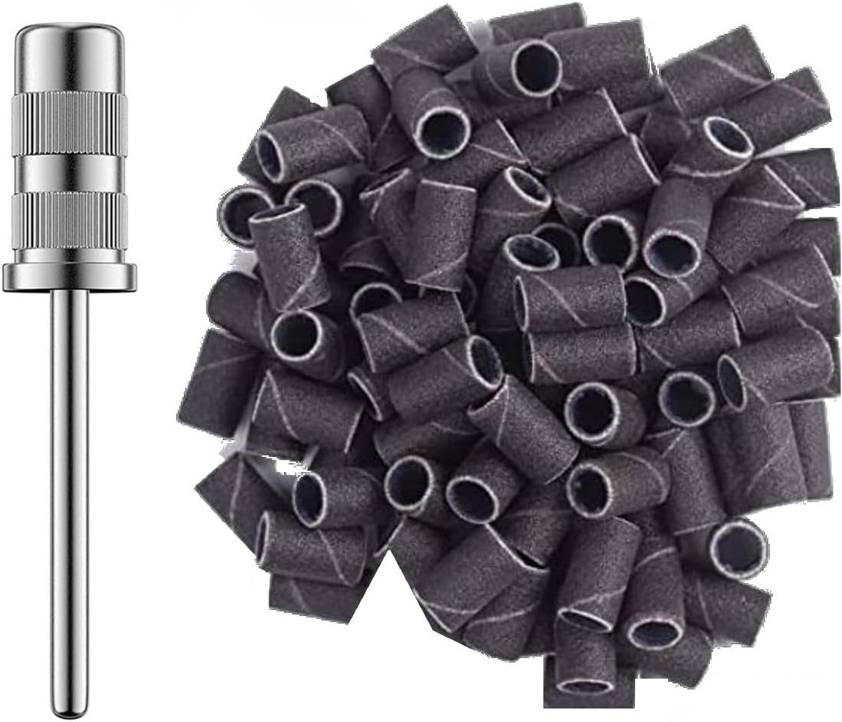 Schuurrolletjes - 100 Grit - 100 stuks - Schuurrolletjes - Schuurrol - Schuurrollen - Schuurrolletjes - Schuurrollen - Sanding bands nagels - Sanding bands nails