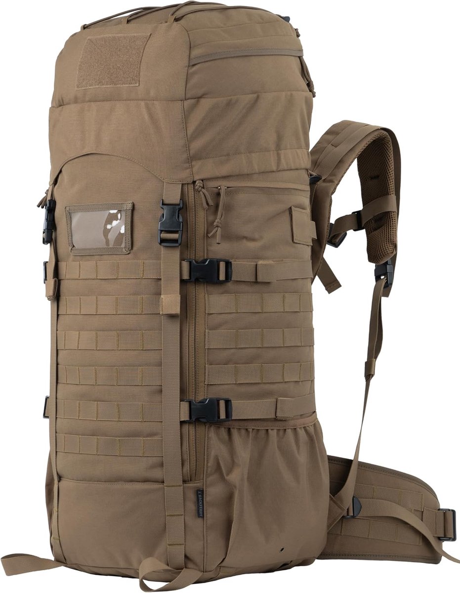 75L Tactische Rugzak met Intern Frame, MOLLE en Hydratatiesysteem