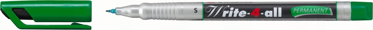 STABILO Write-4-All - Permanent Marker - Fine 0,7 mm - Groen - per stuk