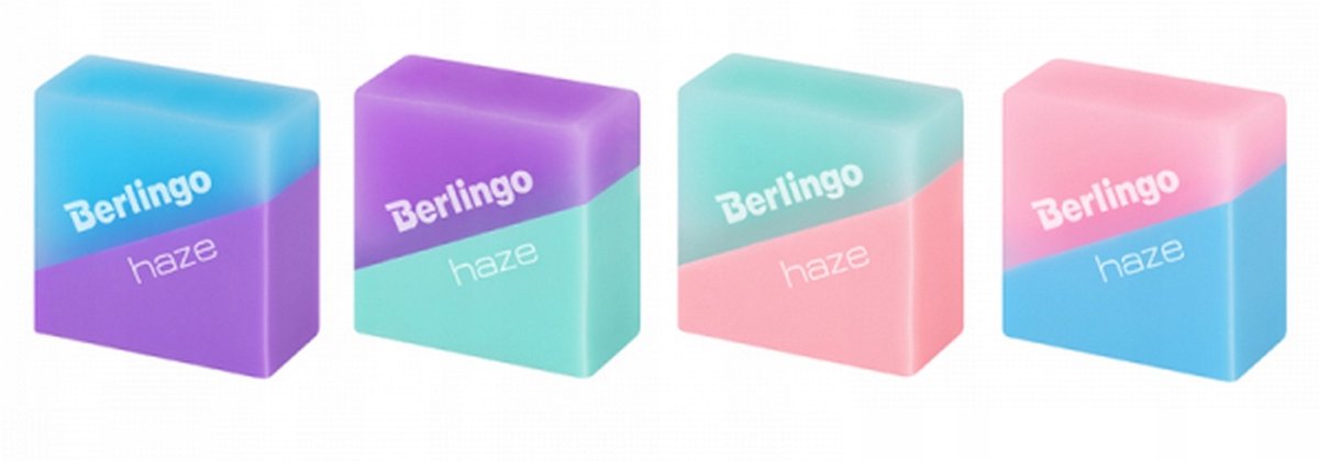 Berlingo Haze Gummen - Pastelmix, 4 kleuren