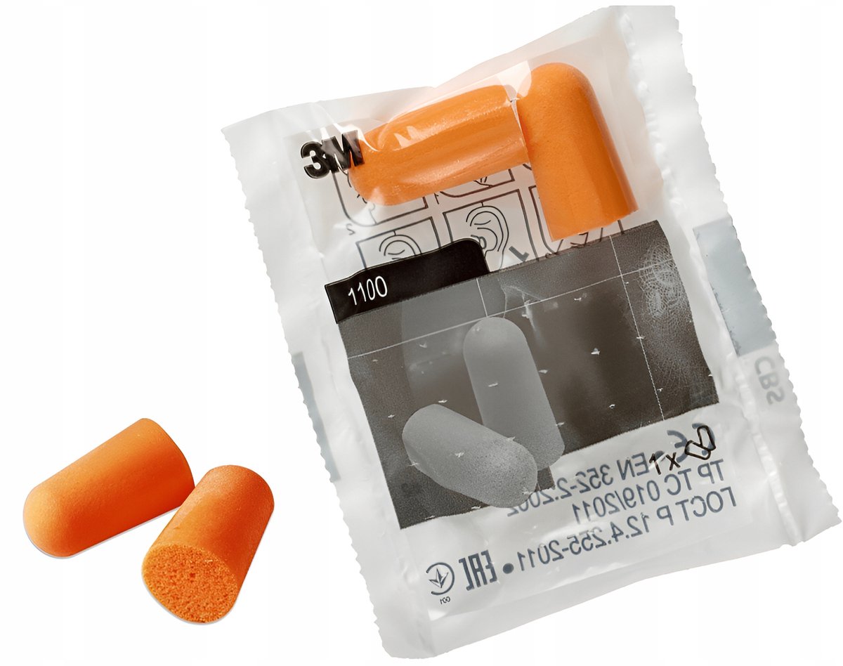 3M 1100 Oordopjes - Geluidsisolatie 35dB - 1 Paar