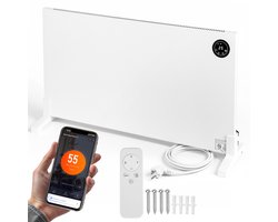 Infraroodpaneel met convectie 1000 W - thermostaat - wit