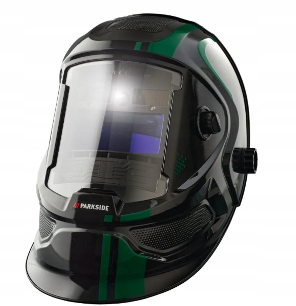 Parkside Automatische Lashelm PSHL 2 D1 met LED - Zwart