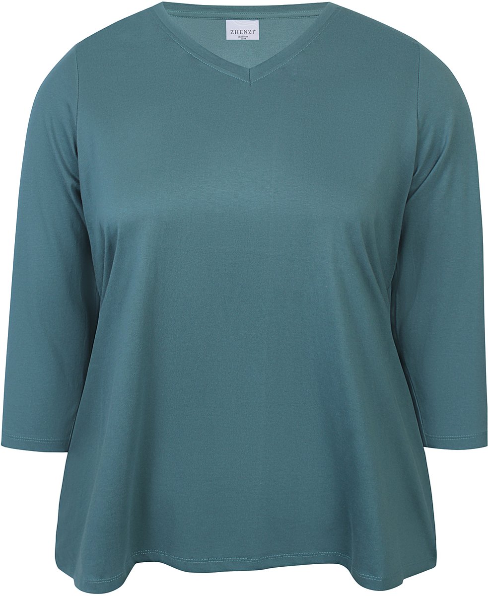 ZHENZI shirt 3/4 mouw