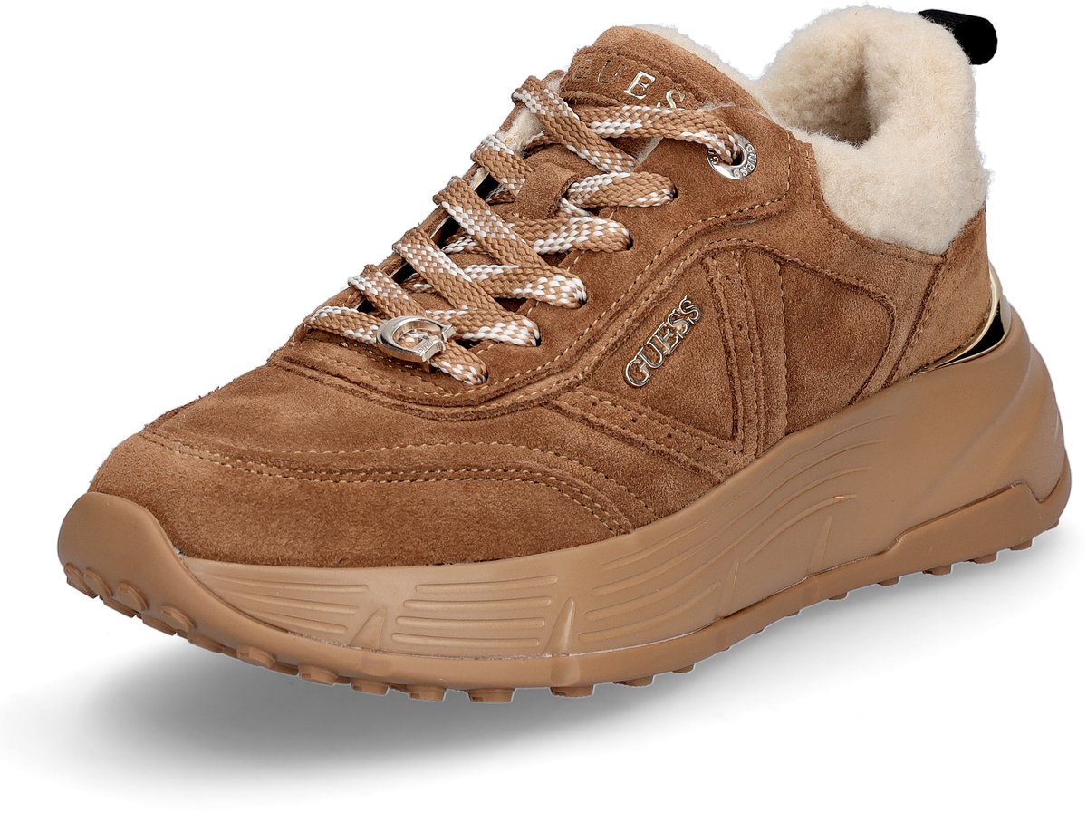 Guess damessneaker Facter2 bruin