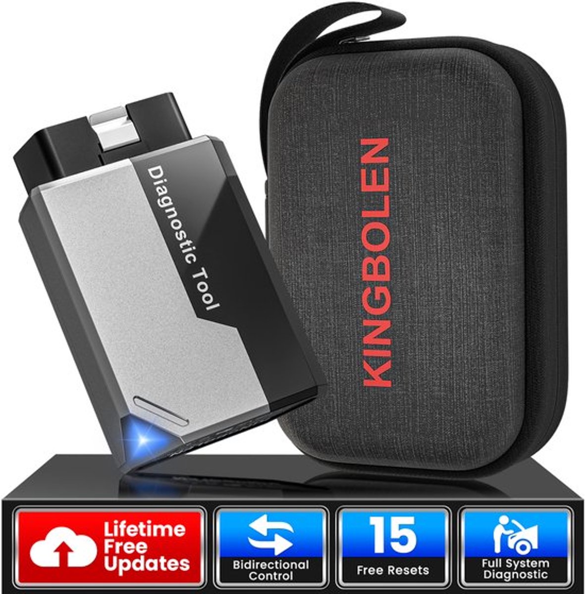 OBD2 Scanner Bluetooth - Type 1 - Auto Diagnostiek Reset Tool - Codelezer - Mobiele Scanner