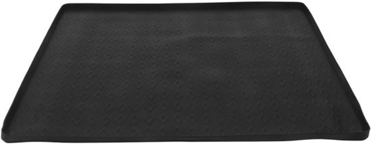 Wasmachine Mat - Droger Protector Lekbak - Apparaten Stabiliseren - Verhoogde Lekbescherming - 60x60 cm - Zwart