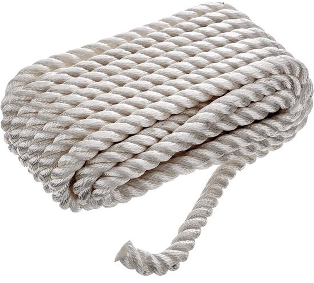 Nylon Bindtouw - Touw voor Boot - Vastzetten van Lading - Sterk Oog Splice - 16 mm x 10.7 m