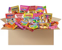 Candy Explosion 1780g - ca. 100 stuks - Haribo, MAOAM & Fruit-tella - individueel verpakt uitdeelsnoep