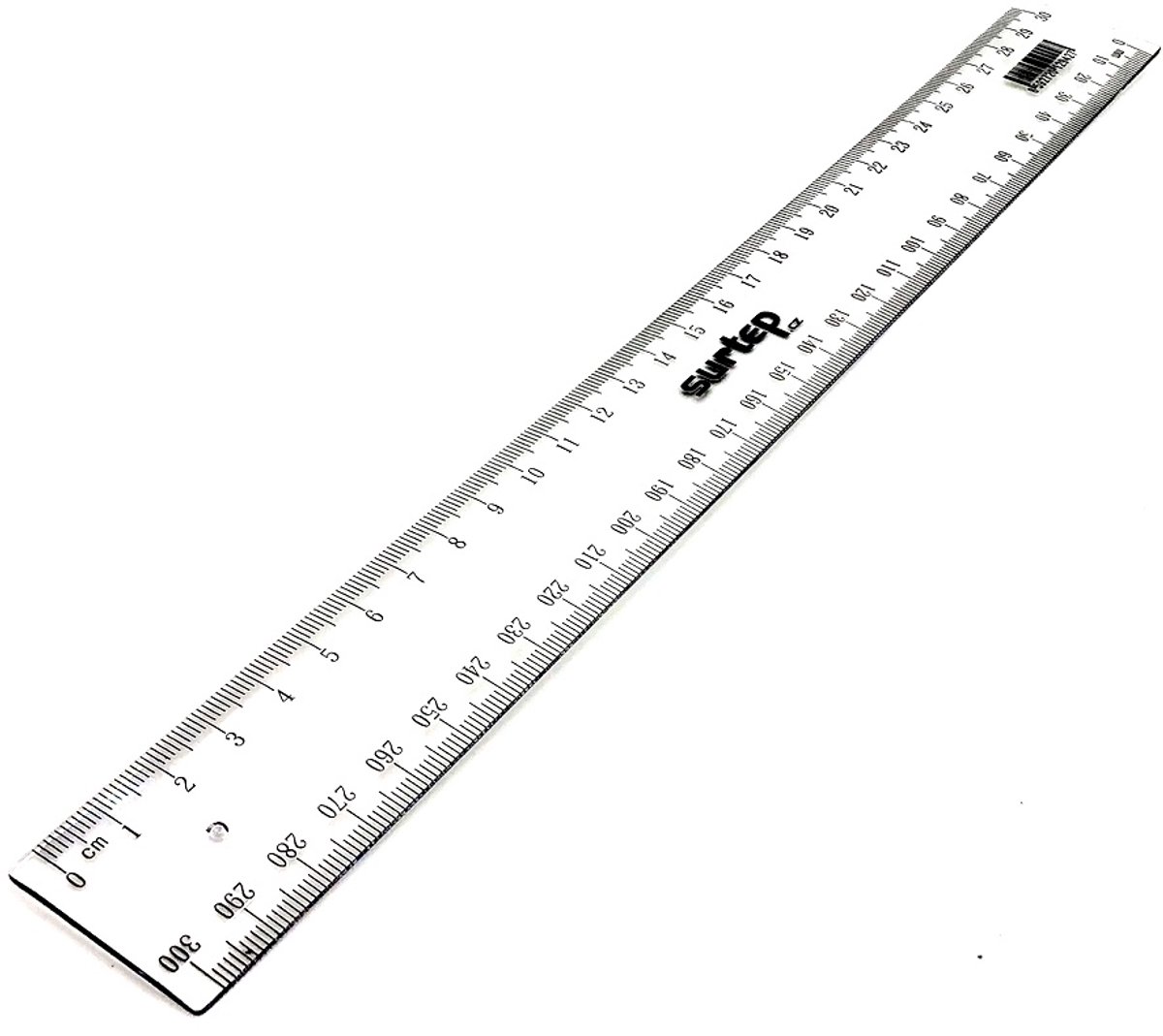 Surtep liniaal 30 cm Standart, transparant