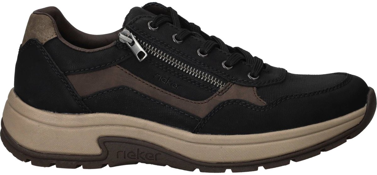 Rieker Veterschoenen - Heren - Zwart - Maat:40