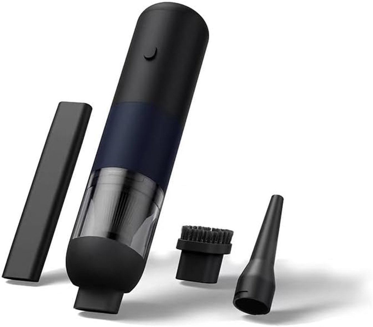 Draadloze handstofzuiger, 120 W, draagbare kleine oplaadbare 5000 mAh accu, 6000 Pa zuigvermogen, mini-stofzuiger voor auto en keuken, draadloze stofzuiger (zwart)
