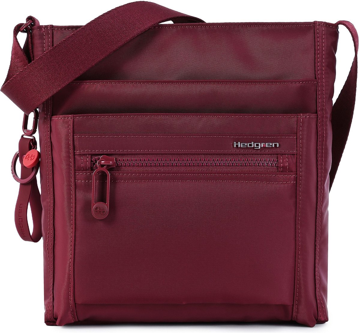 Hedgren schoudertas Inner City Orva Crossover RFID Maroon Banner wijnrood