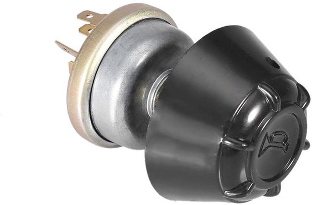 Hoorn-schakelaar - Waterdichte Drukknop - Compact en Duurzaam - 12V aluminium - Geschikt voor Tractoren - aluminium