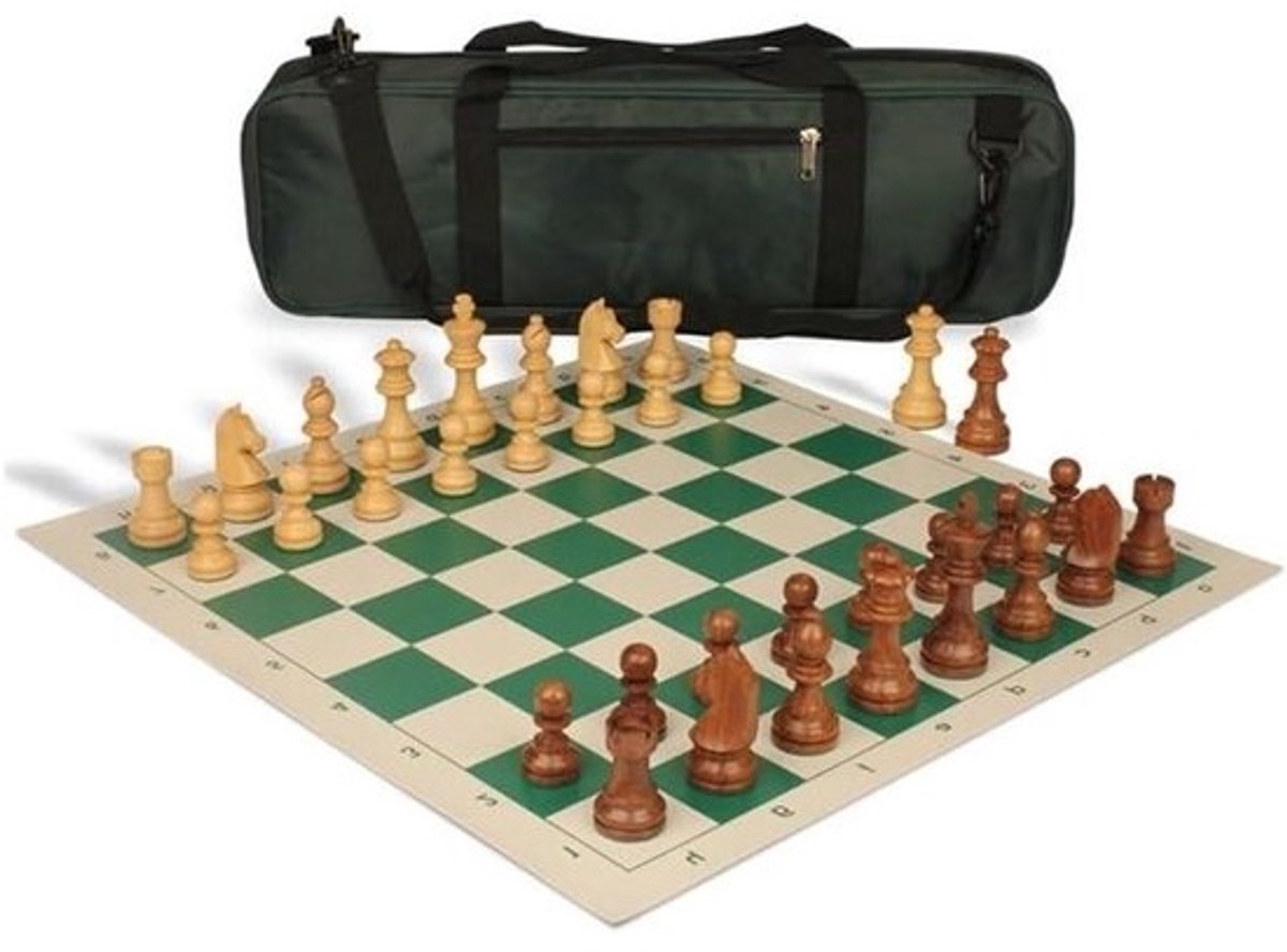 Houten Schaakspel - Schaakset Bordspel - Familie Spel - Opvouwbaar met Opbergvak - 52 x 52 cm - Niet gespecificeerd